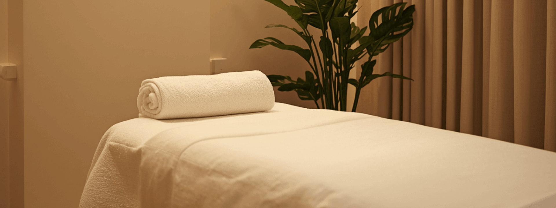Tropical water reflections and palm shadows creating a calming wellness atmosphere at Glow Colonics