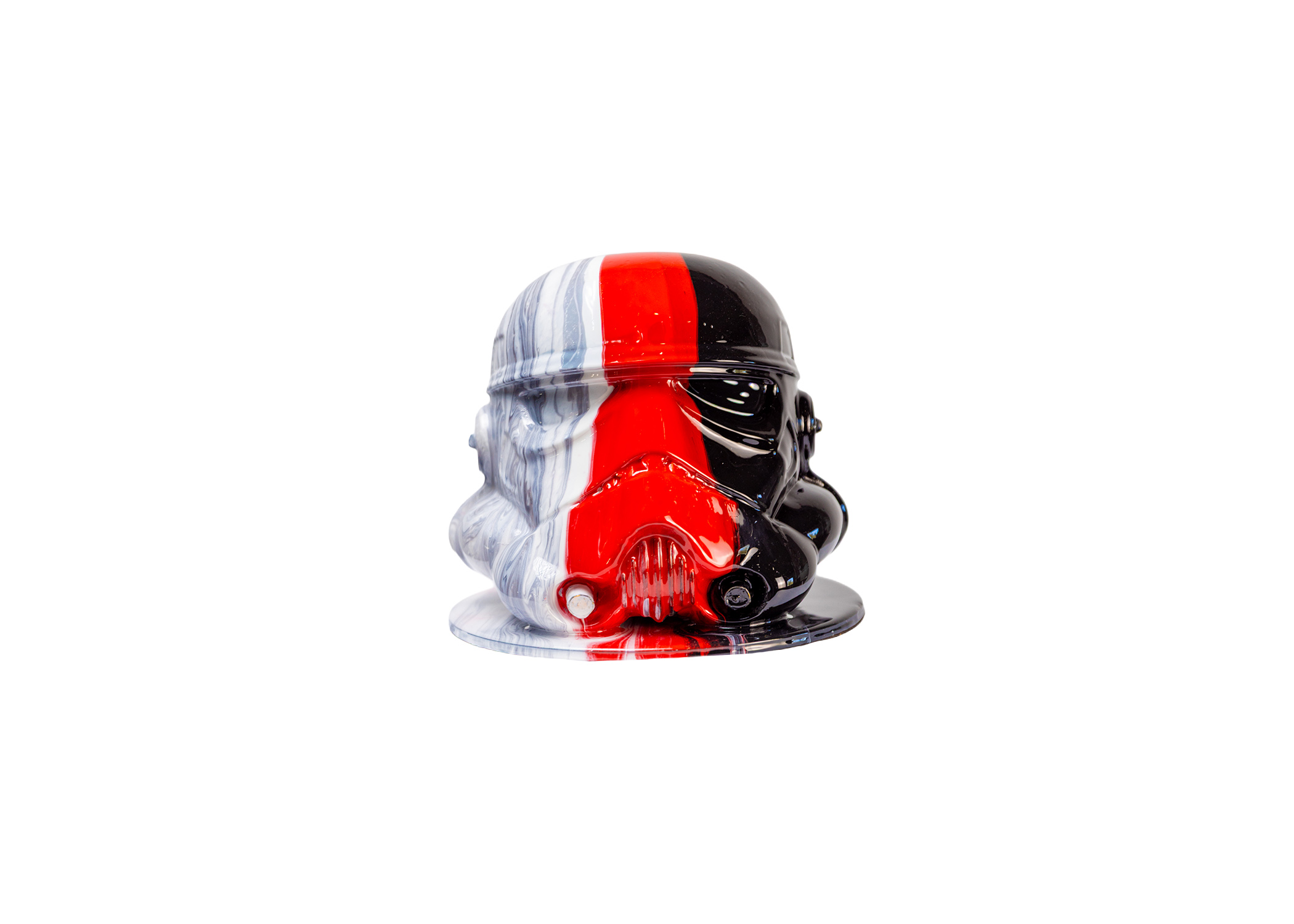 A must for Star Wars lovers. Bold, iconic, and one of the coolest statement pieces to create and display as part of your home décor. Includes the full experience, all materials, and your finished sculpture professionally coated with a high-gloss resin finish.