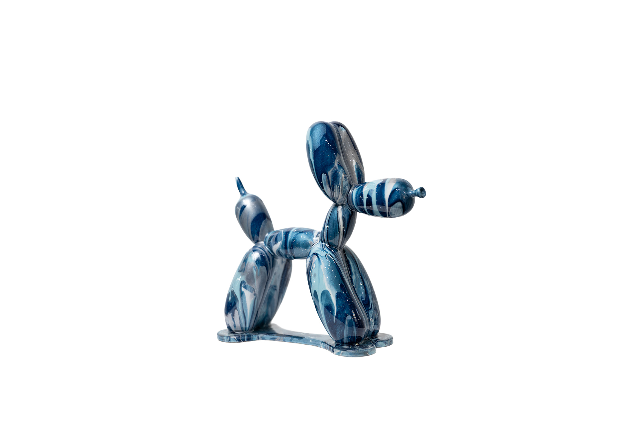 Balloon dog inspired sculpture that always makes a statement. Fun, modern, and the perfect pop-art style piece for shelves, consoles, coffee tables, or elevated home décor styling. Includes the full experience, all materials, and your finished sculpture professionally coated with a high-gloss resin finish.