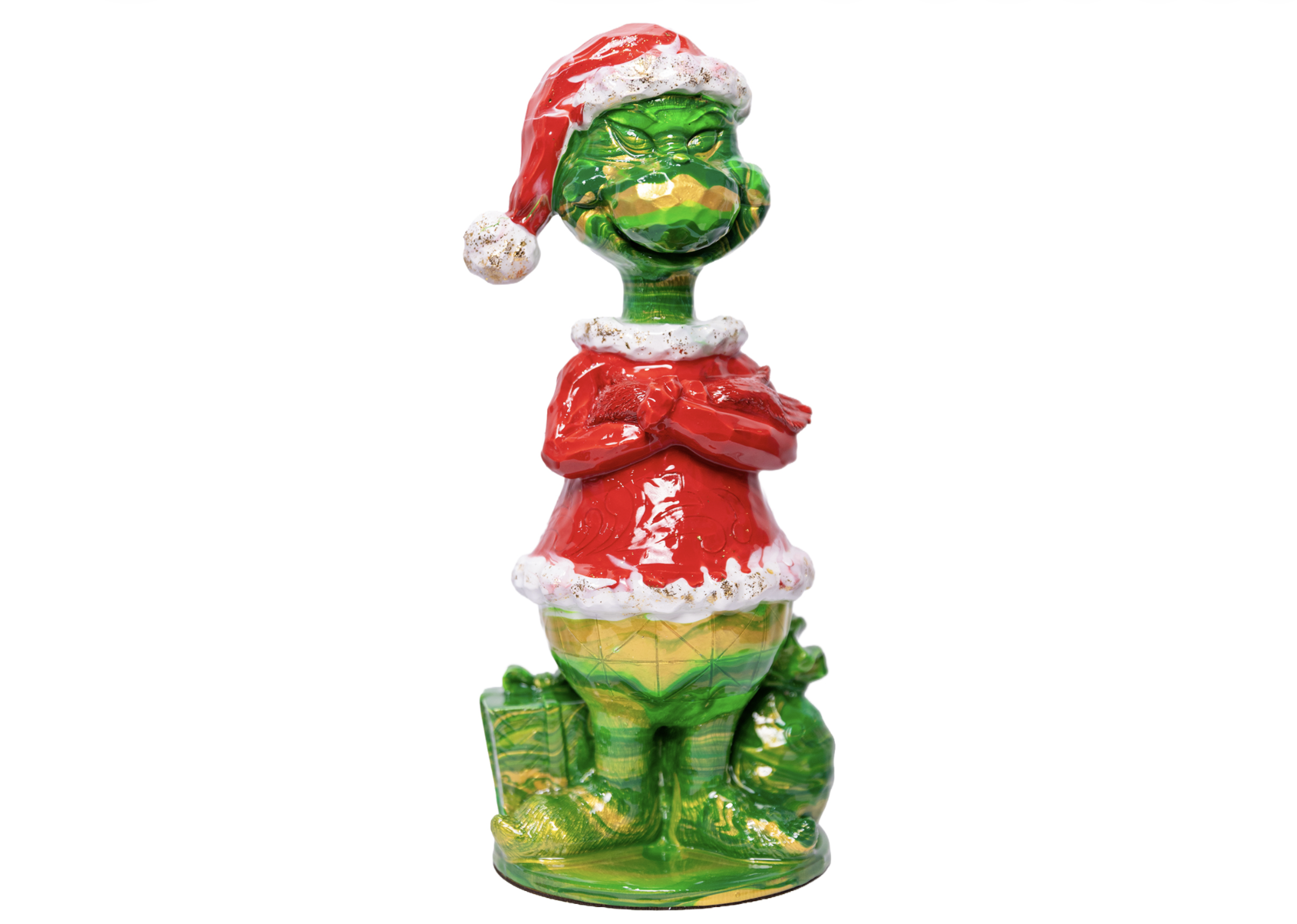 A festive holiday-inspired sculpture that brings playful Christmas spirit to your home décor. Perfect for mantels, shelves, entryway tables, or as a one-of-a-kind seasonal centerpiece. Includes the full experience, all materials, and your finished sculpture professionally coated with a high-gloss resin finish. Available August 19–December 31, or until supplies last.