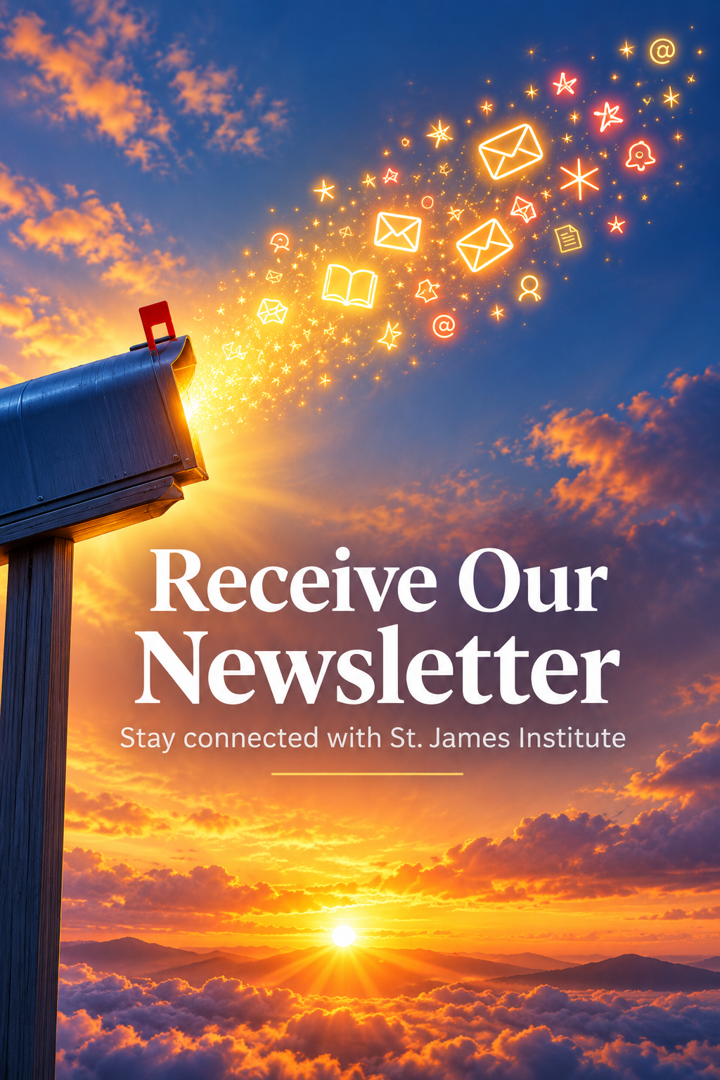 Receive our newsletter: stay connected with St. James Institute.