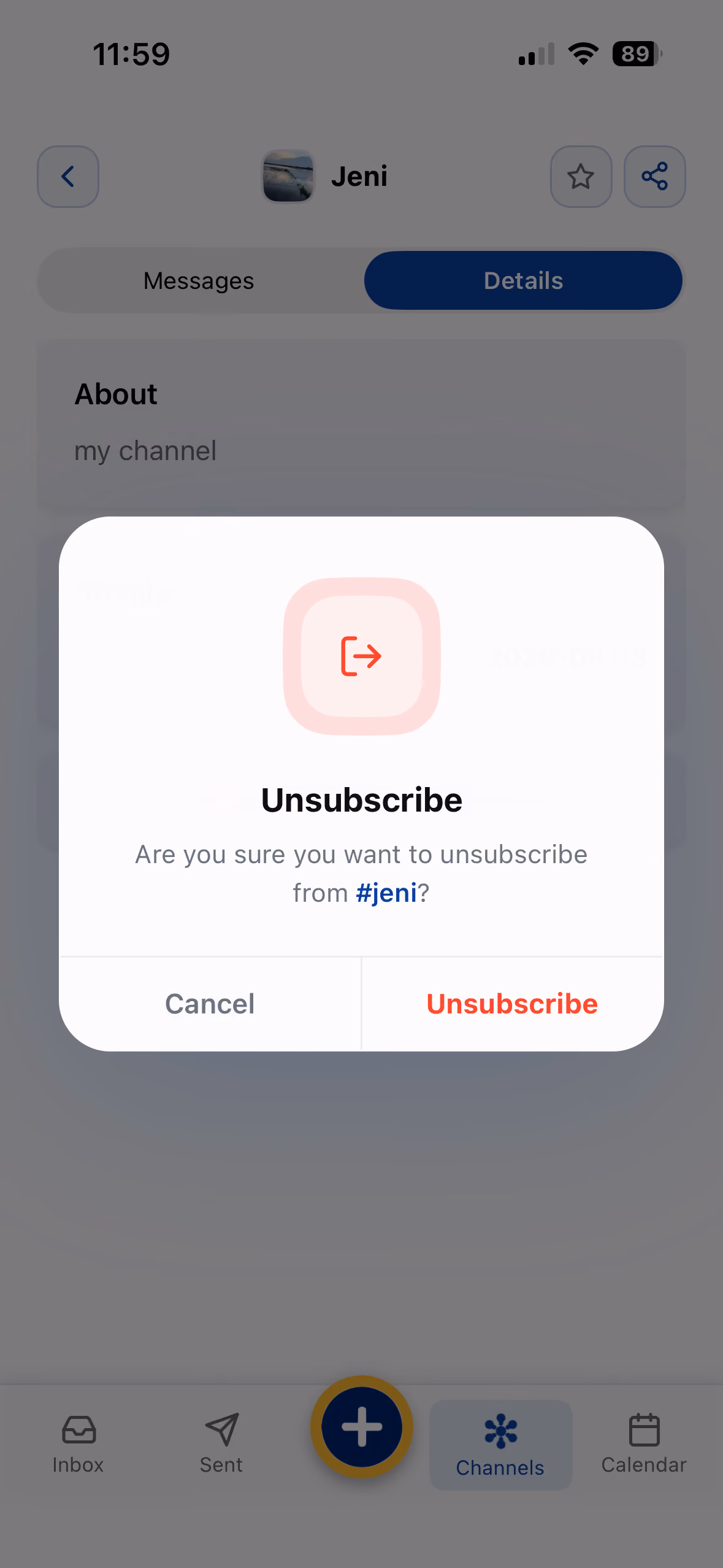 Ding opt-out screen