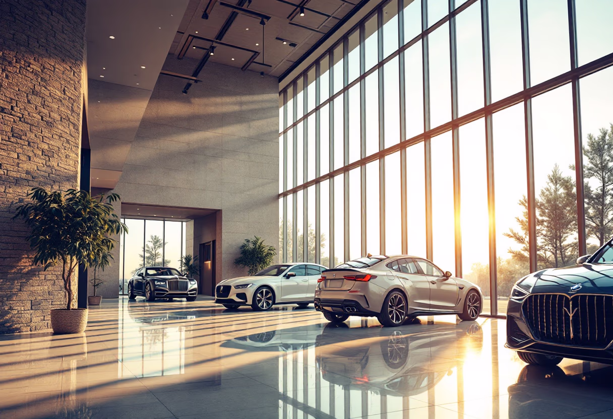 image of interior features (for an auto dealership)