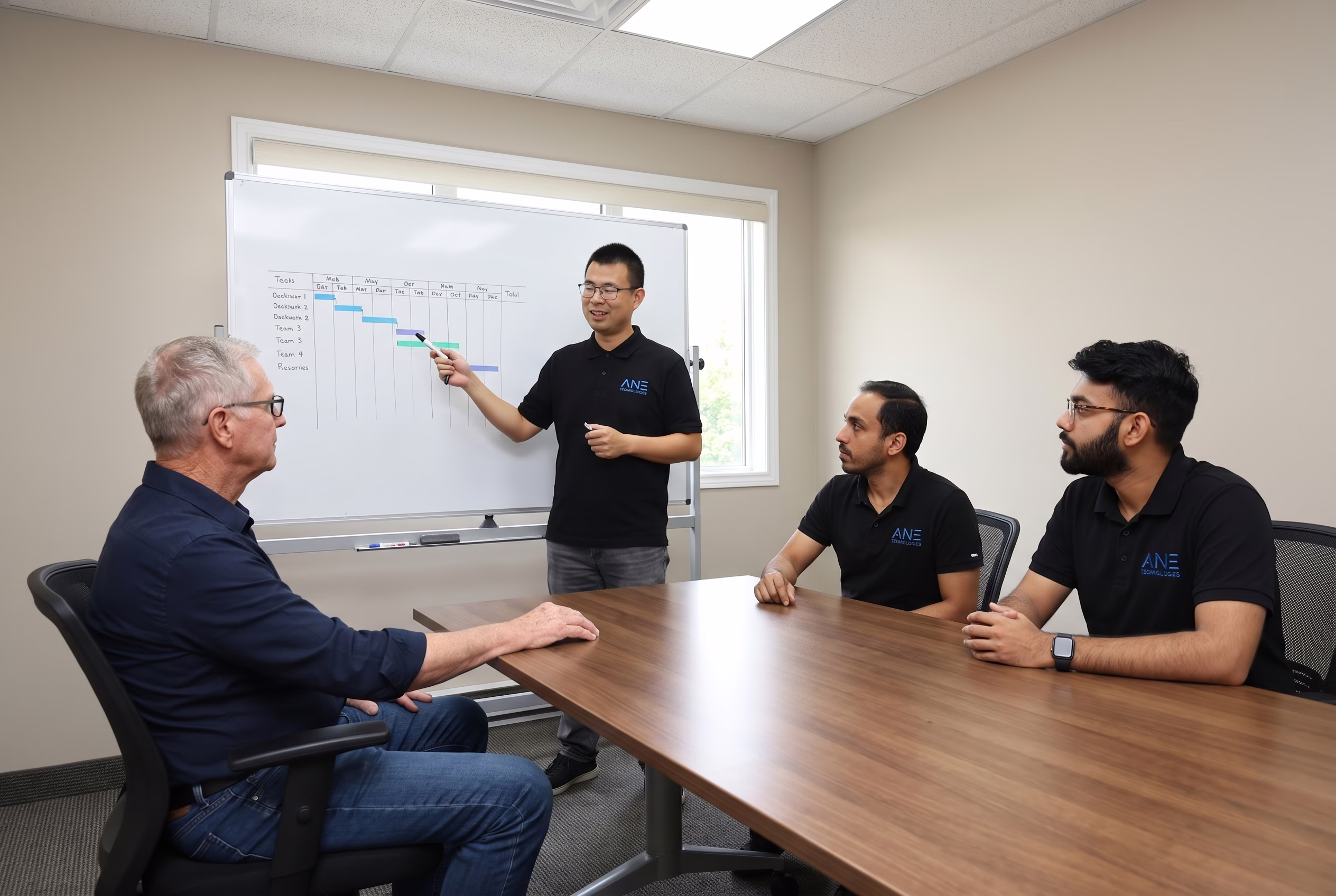 ANE Technologies IT Project Planning in action