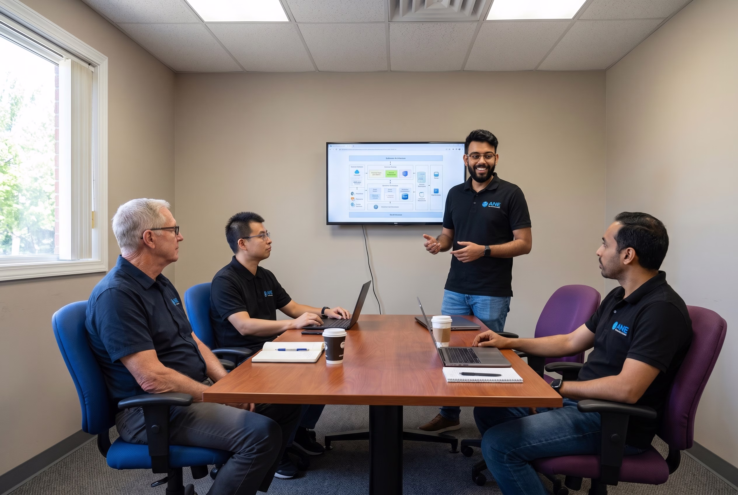 ANE Technologies team, Onsite IT Support Services