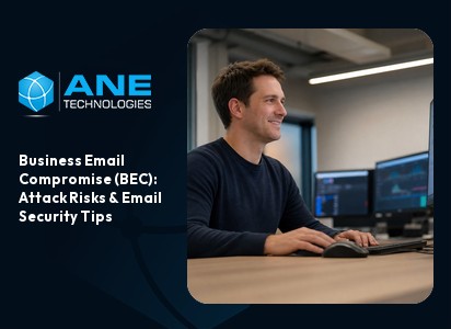 IT security agent working on his powerhouse software.