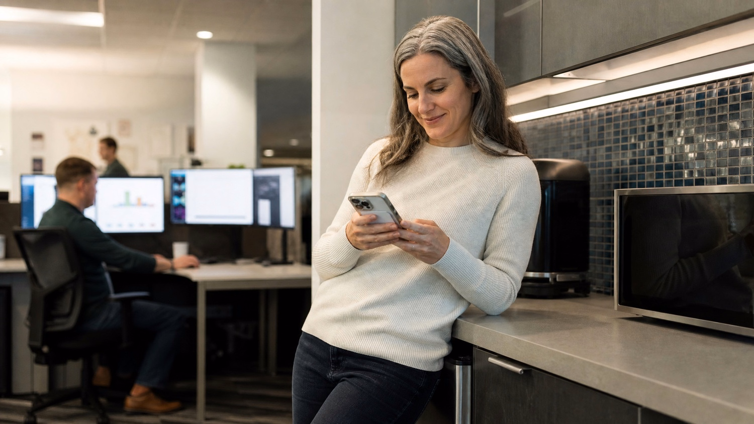 Woman on phone discussing cloud cost management