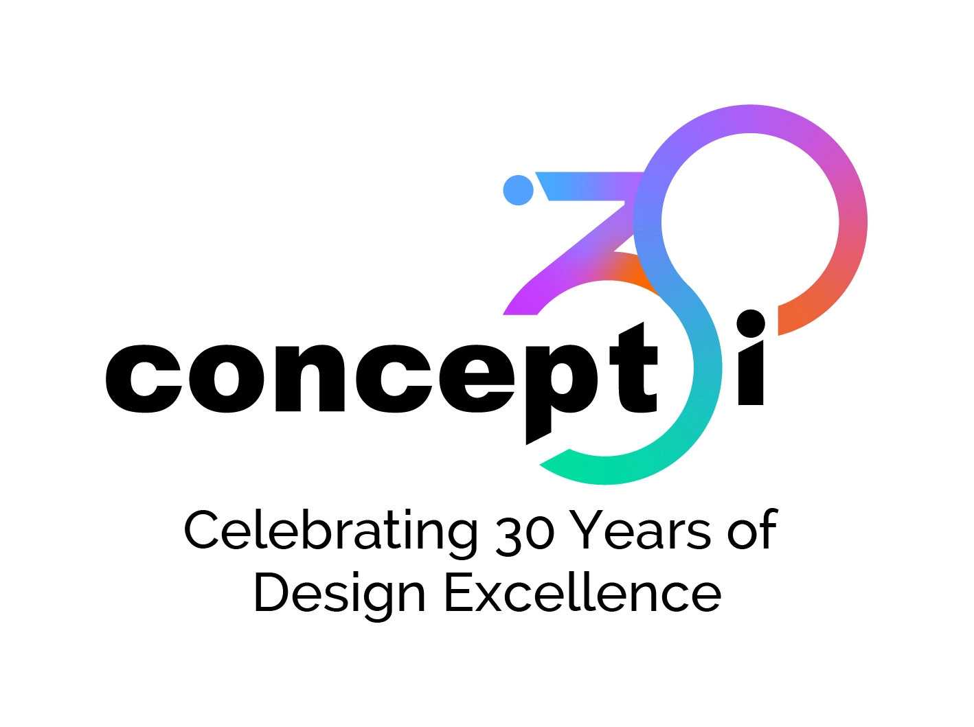 Concept i — 30th anniversary logo