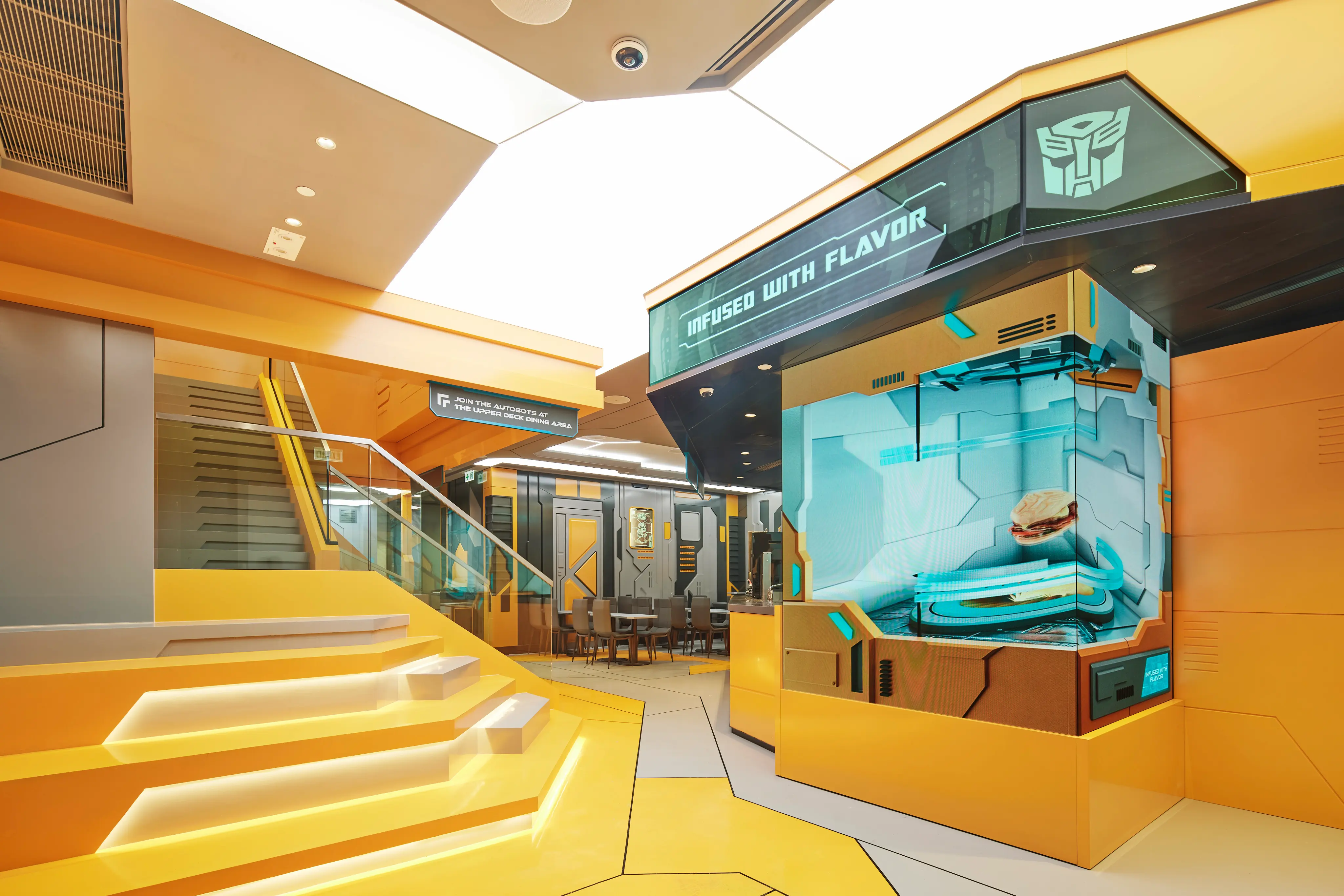 The Ark — Transformers-themed restaurant entrance, Hong Kong