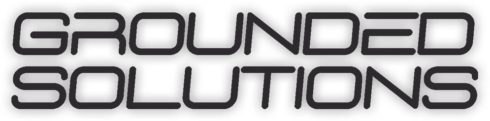 Black abstract design with thick, connected shapes resembling stylized characters or symbols.