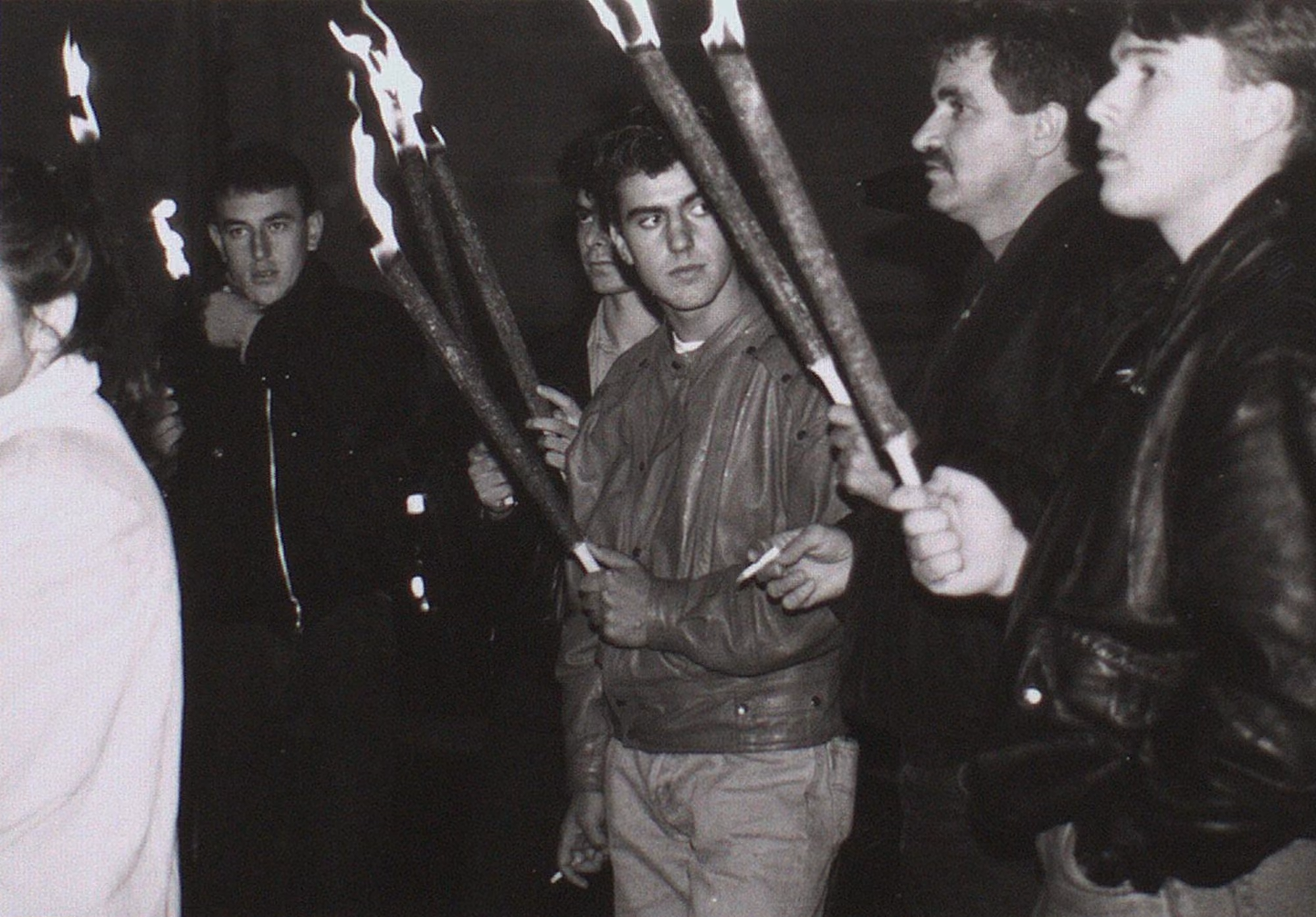 Fackelzug Richtung Bundeshaus, 12. Oktober 1993, Sozialarchiv