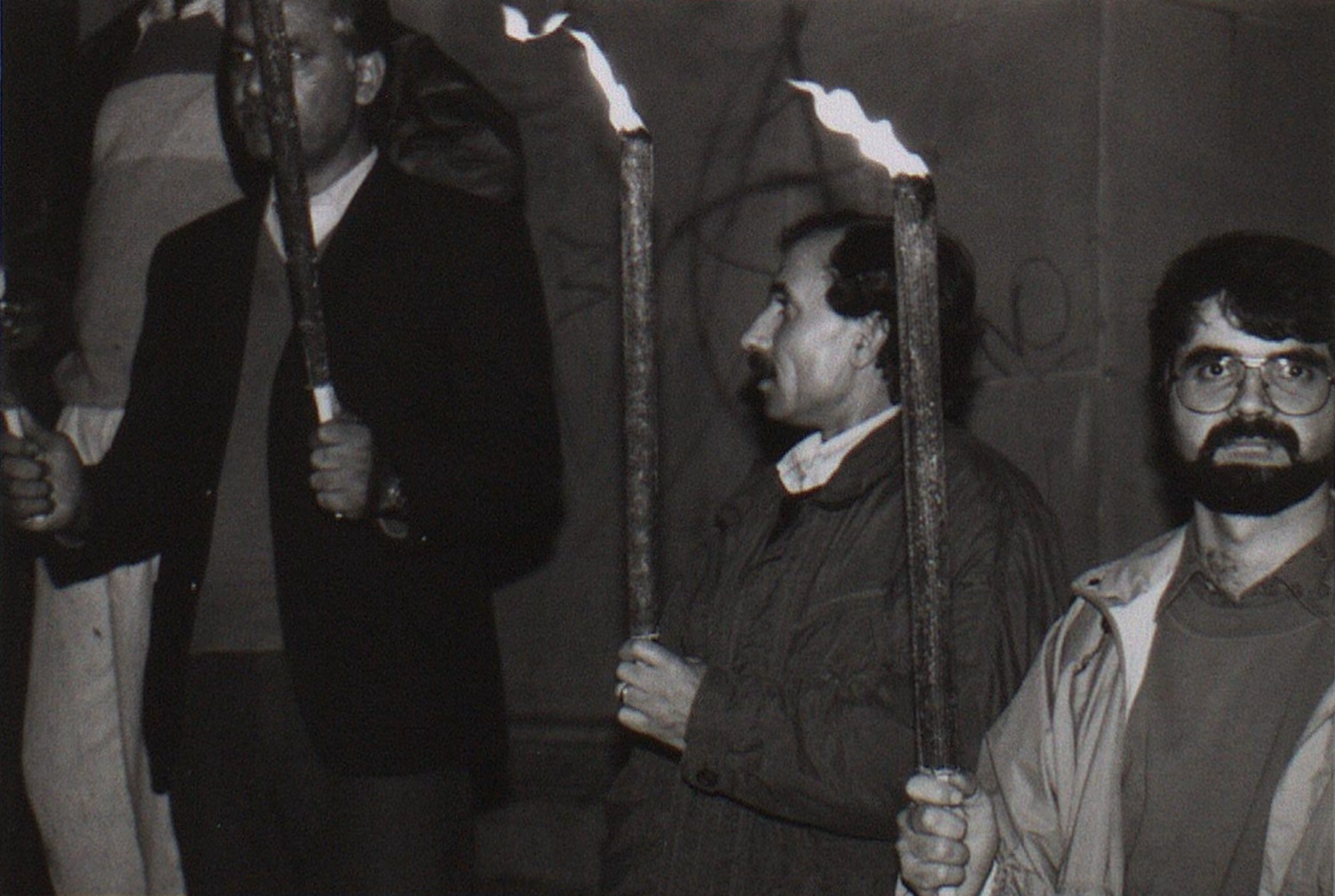 Fackelzug Richtung Bundeshaus, 12. Oktober 1993, Sozialarchiv