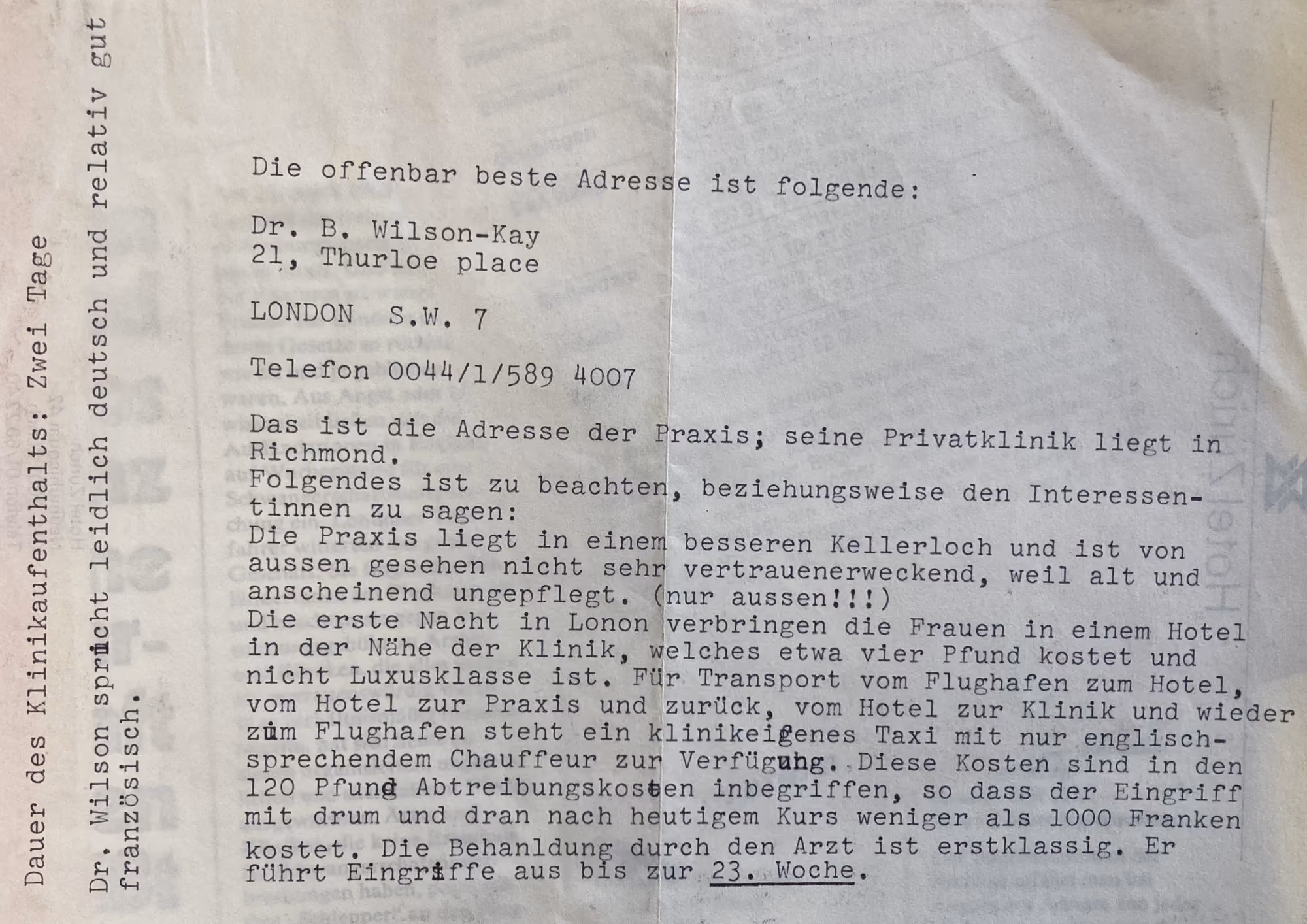 Brief, ohne Datum, Gosteli-Archiv