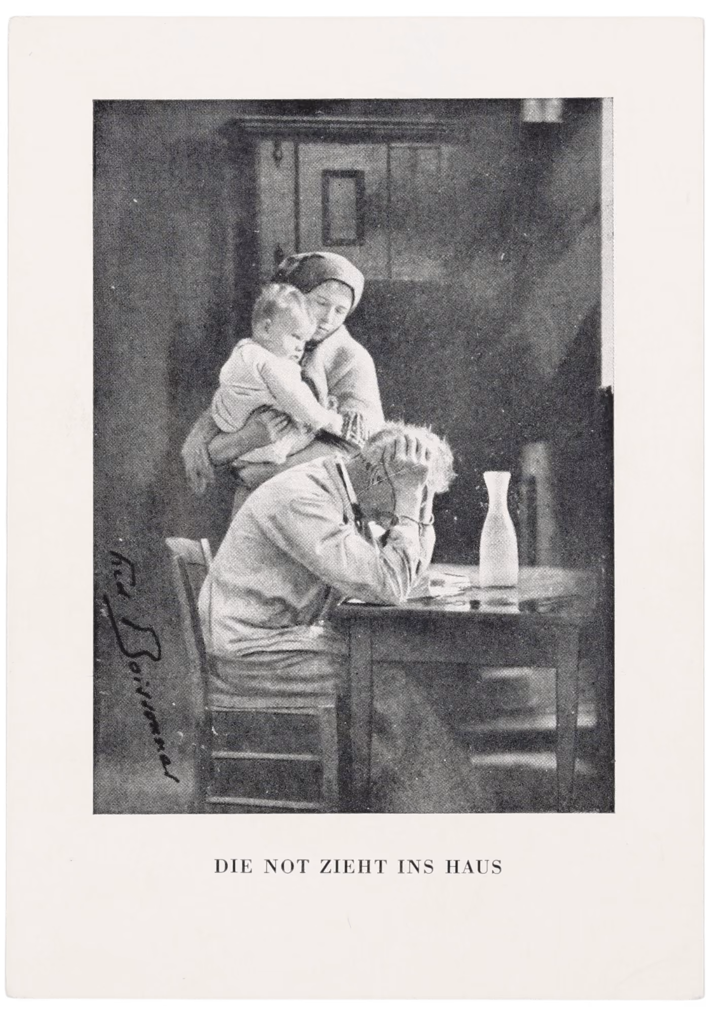 Die Not zieht ins Haus, ca. 1930, Gosteli-Archiv