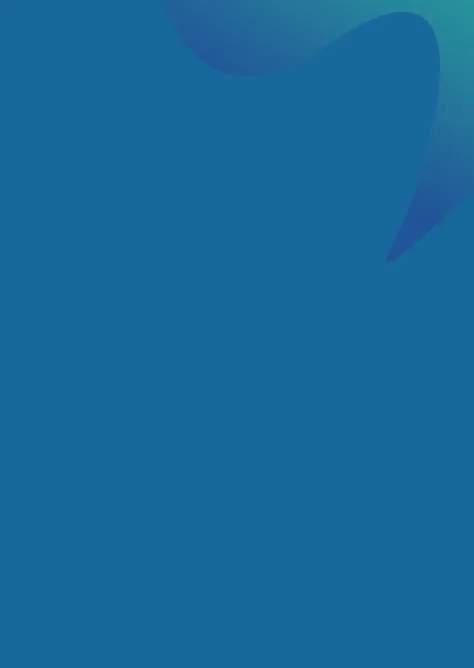 Abstract background with blue and green gradient waves.