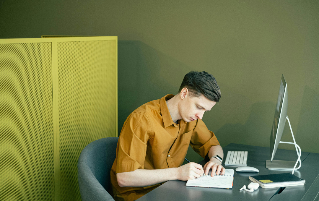 image of job interview (for a trucking company)
