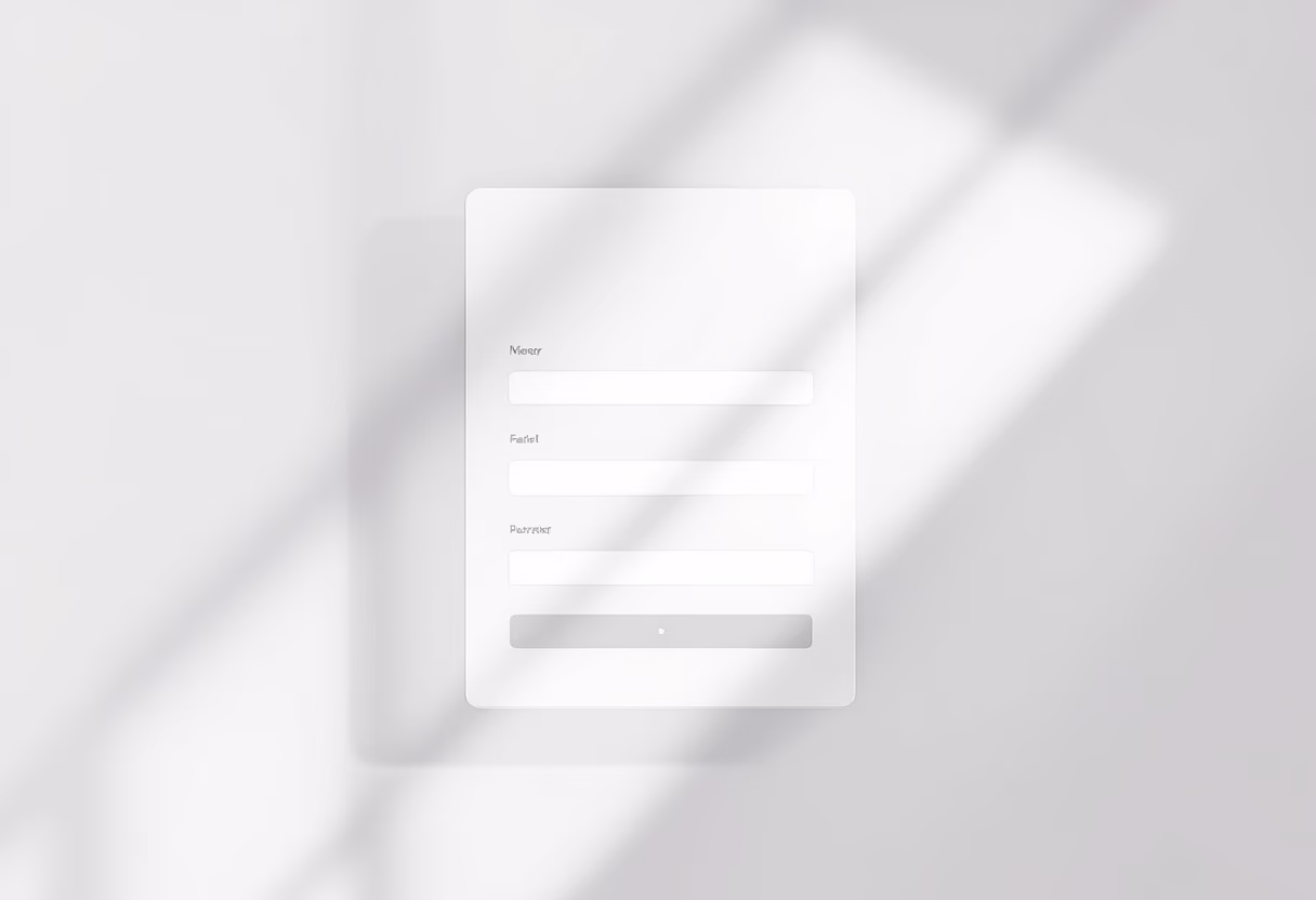 image of a contact form placeholder (for a social media and communication)