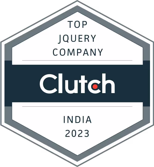 Clutch Top jQuery Company India Award 2023