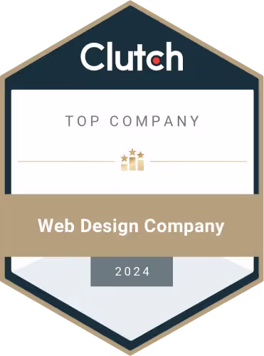 Clutch Top Web Design Company Award 2024