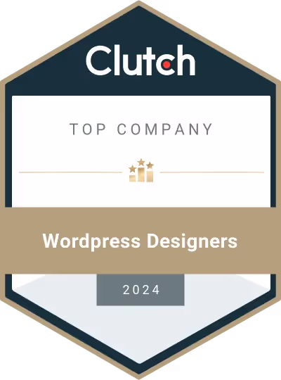 Clutch Top Company WordPress Designers Award 2024