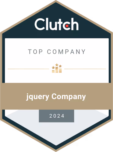 Clutch Top jQuery Company Award 2024