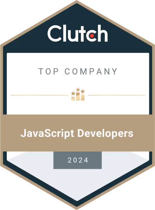 Clutch Top Company JavaScript Developers Award 2024