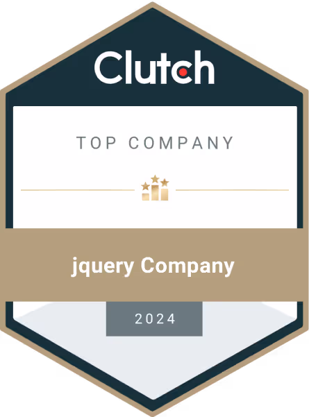 Clutch Top jQuery Company Award 2024