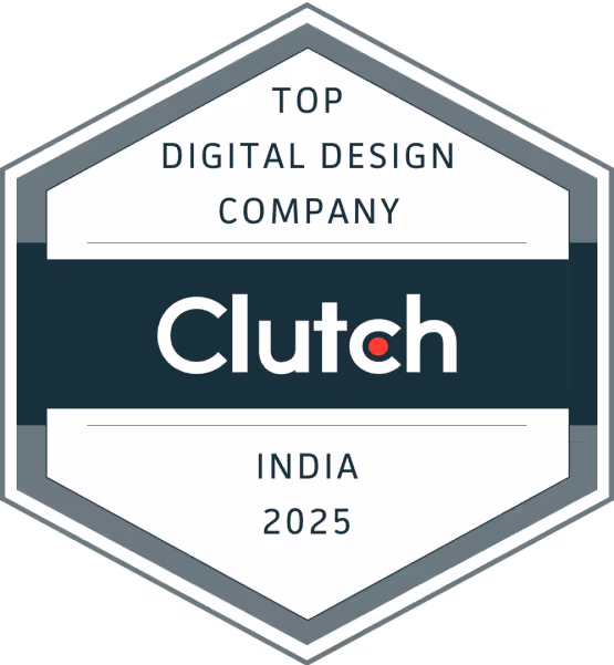 Clutch Top Digital Design Company India Award 2025