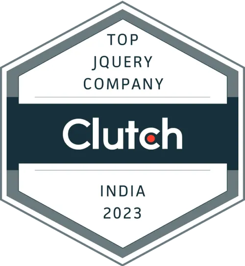 Clutch Top jQuery Company Award, India 2023