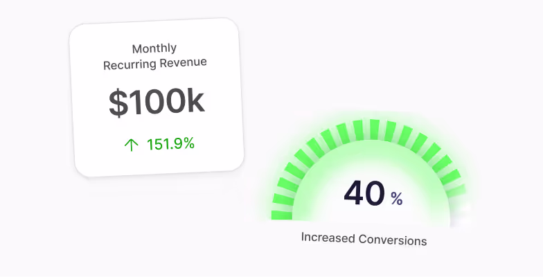 Before and after comparison of a client website redesign
