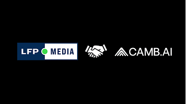 LFP Media and CAMB.AI logos