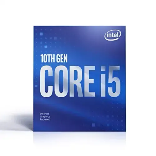 ntel Core i5-10400F 10th Generation Processor with 12MB Cache Memory 6 Cores 12 Threads and 3 Years Warranty (Comes with Fan Inside The Box)