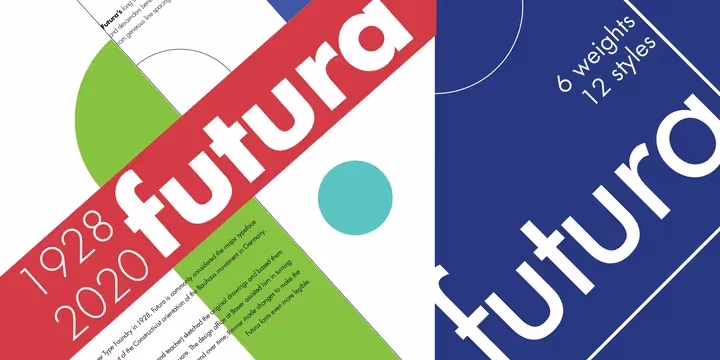 futura typeface sample text written in a white color on red background at an angle of anticlock 270 degree
