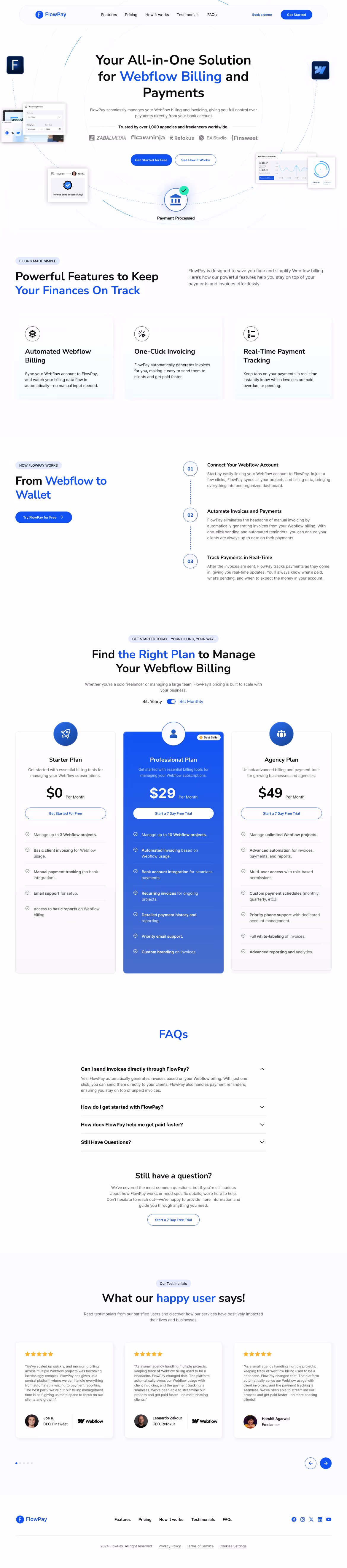 Flowpay website transformation