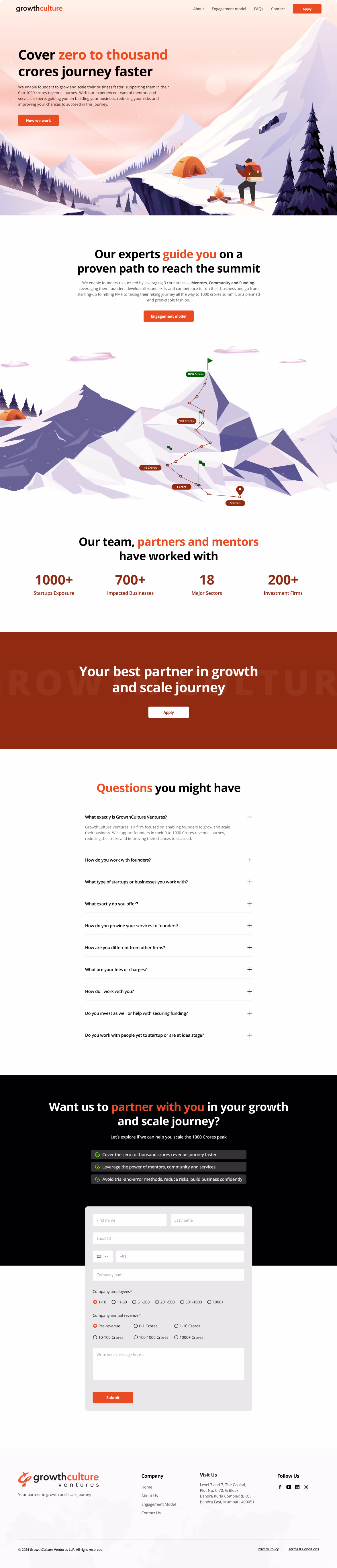 GrowthCulture website after transformation