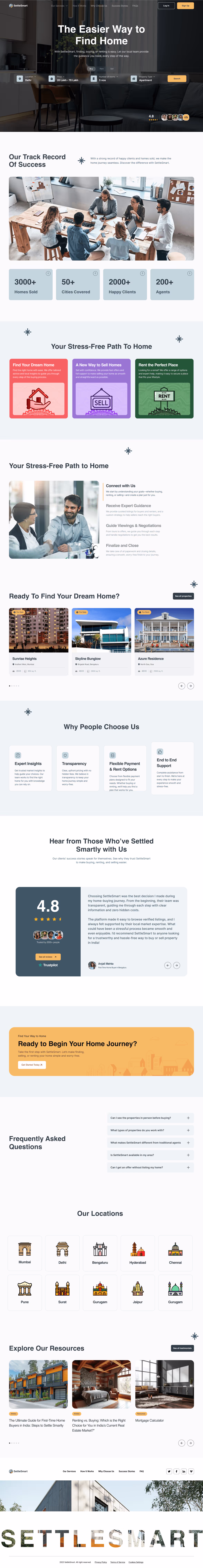 SettleSmart website transformation