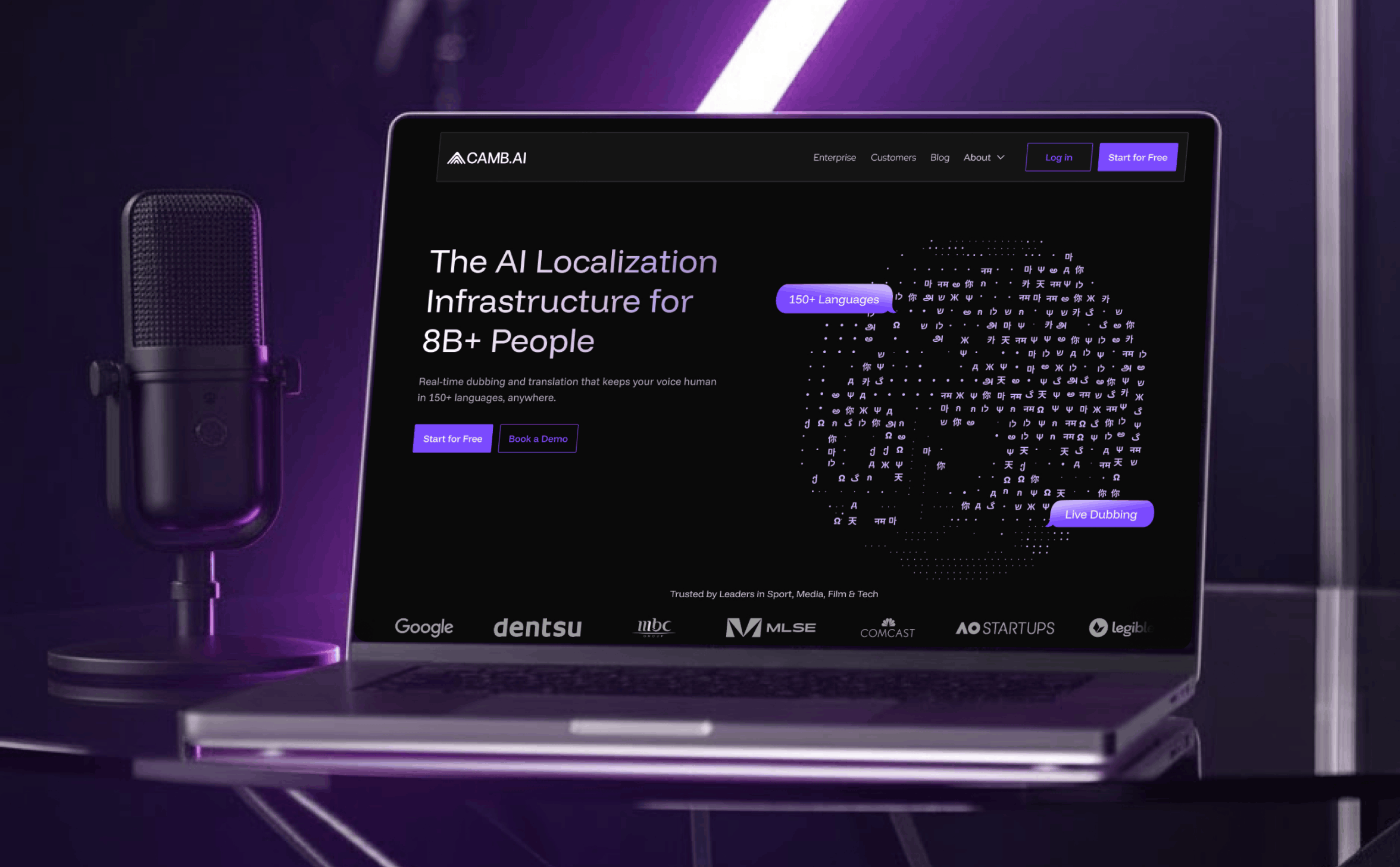CAMB.AI Case Study by Minute Creative