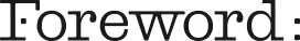 Foreword venture capital logo