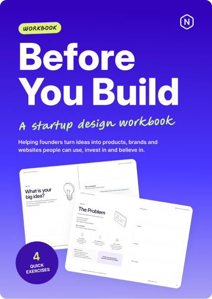 Before You Build startup design workbook with practical exercises for turning an early idea into a clearer product plan.
