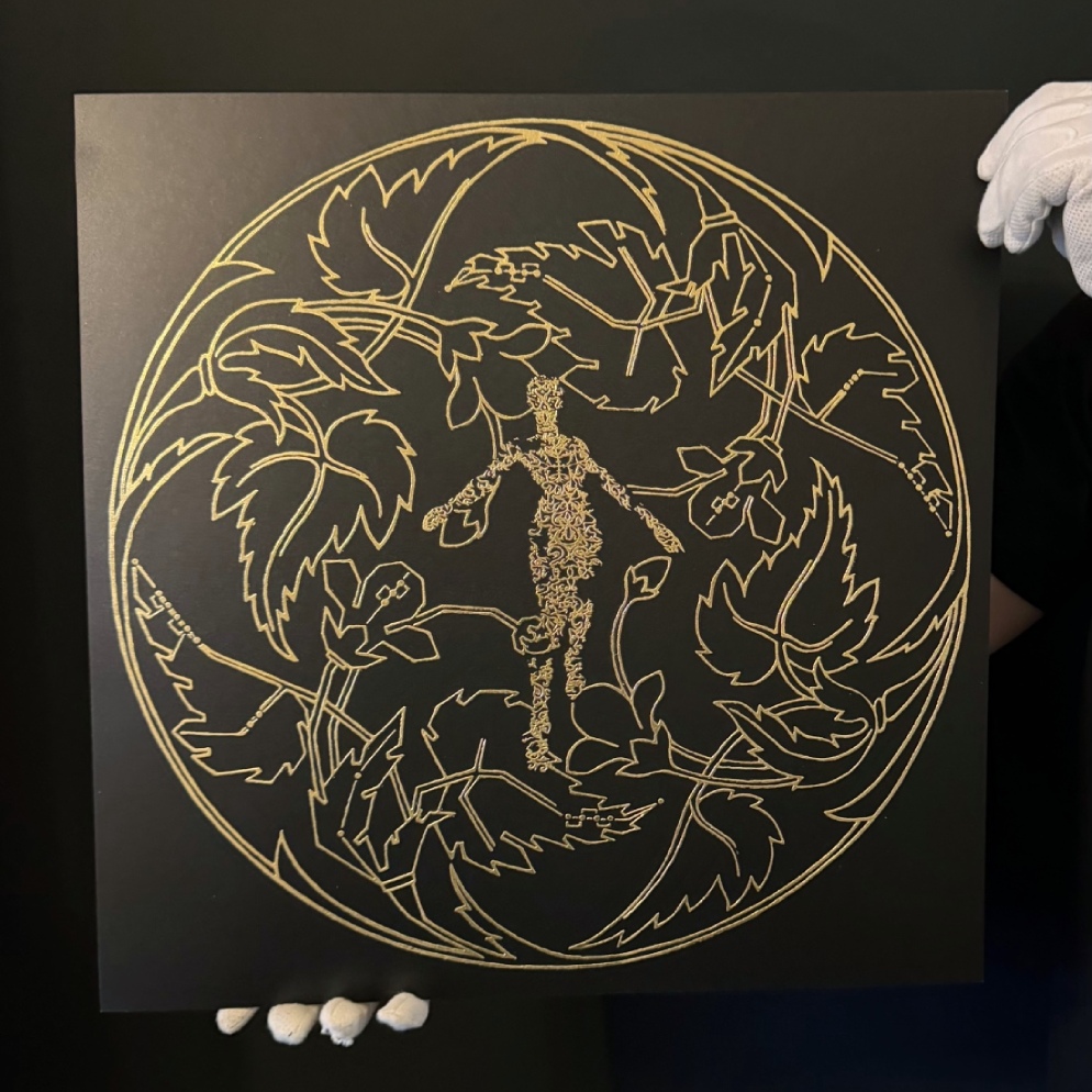 The Alchemist print, detail view