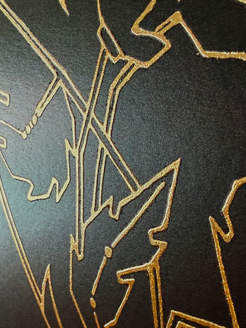 Raised gold detail on The Alchemist print