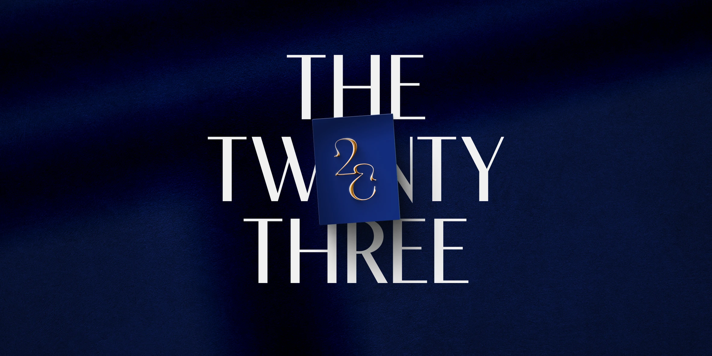 The 23 private members club brand identity by Cosmos Studio