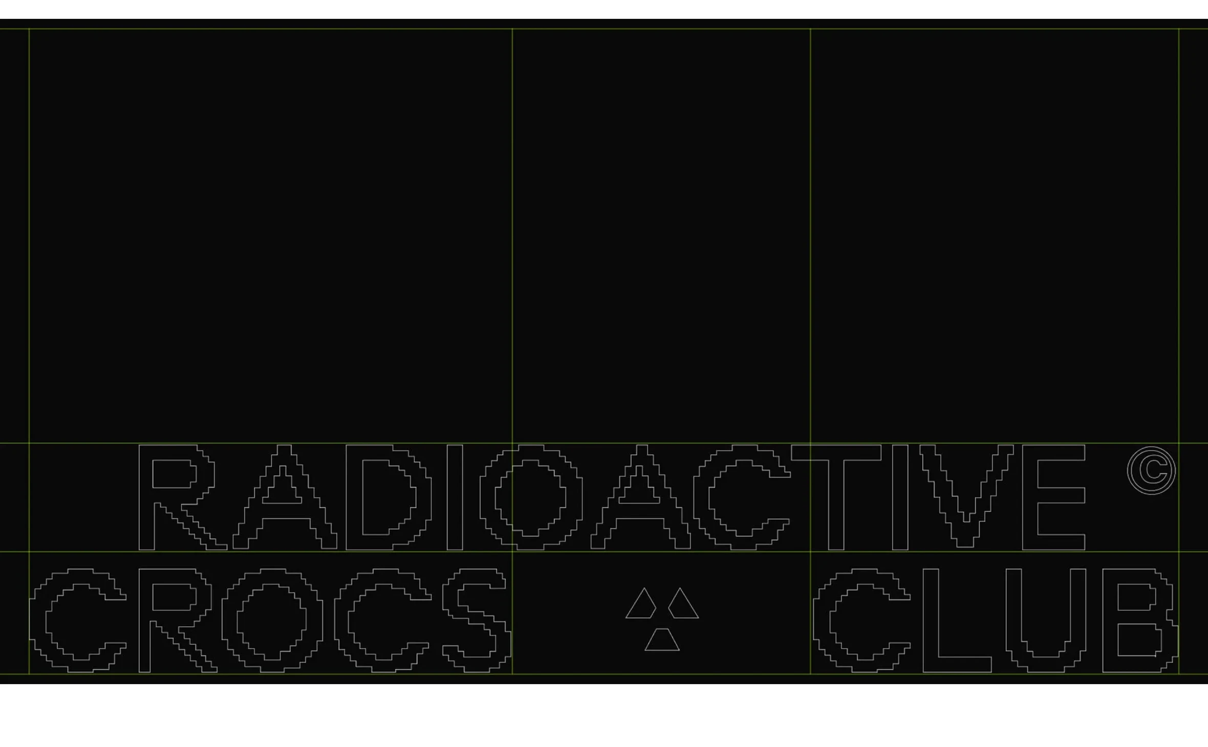 Radioactive Crocs Club logo design