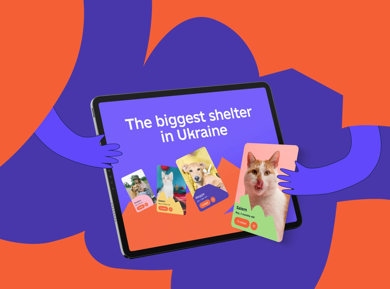 Sirius animal shelter website by Cosmos Studio