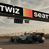Seatwiz branding at a race track