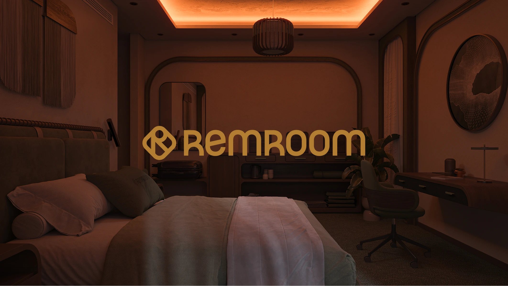 Remroom sleep tech brand identity by Cosmos Studio