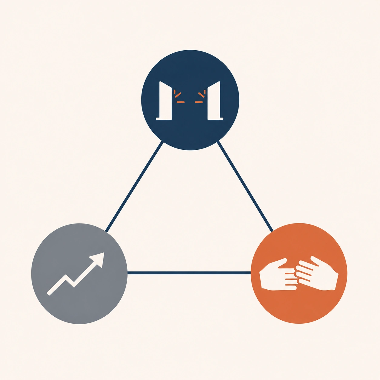 Triangular diagram showing the three aims of the Public Sector Equality Duty — eliminating discrimination, advancing equality of opportunity, and fostering good relations.
