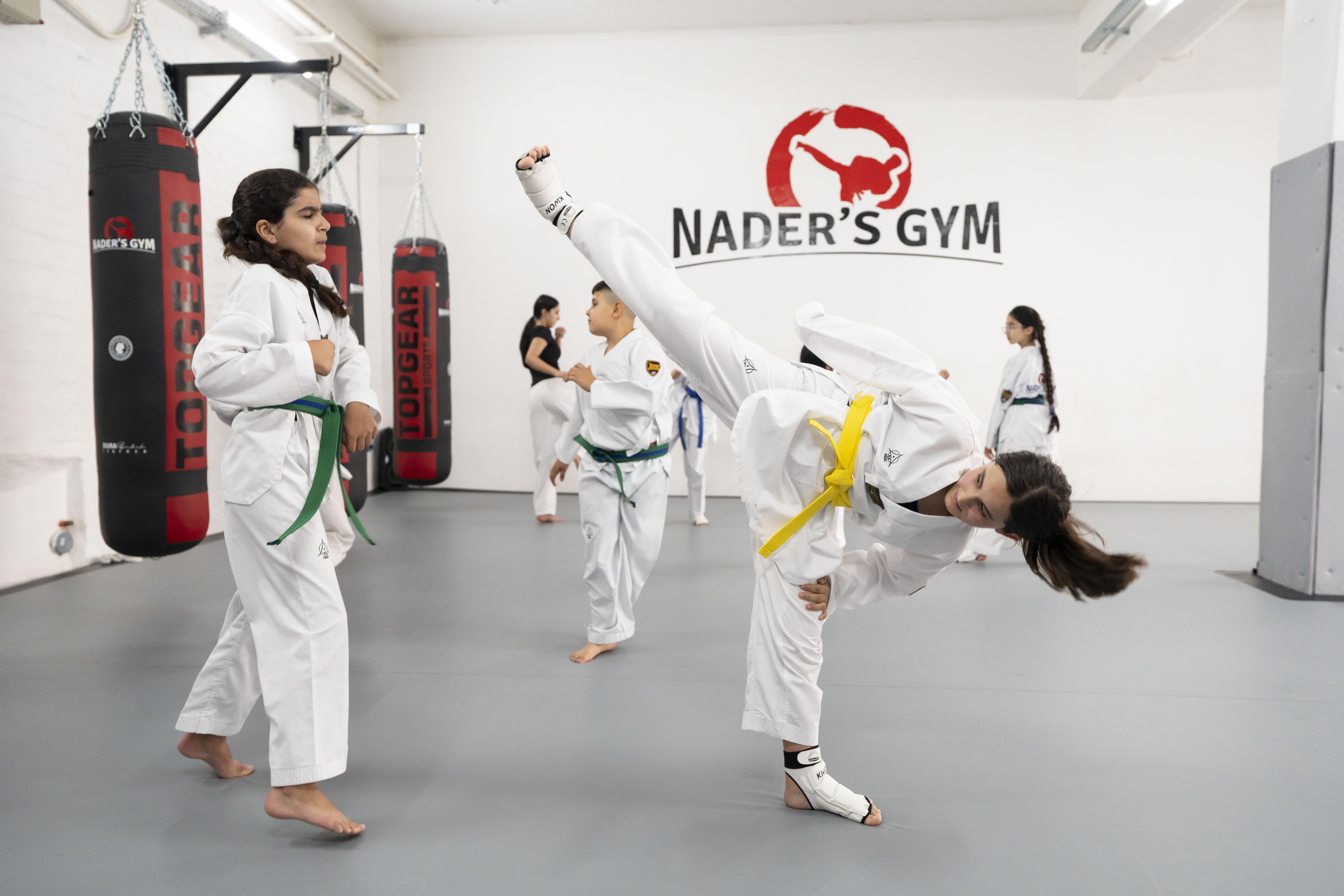 Taekwondo Wettkampftraining bei Nader's Gym Hamburg