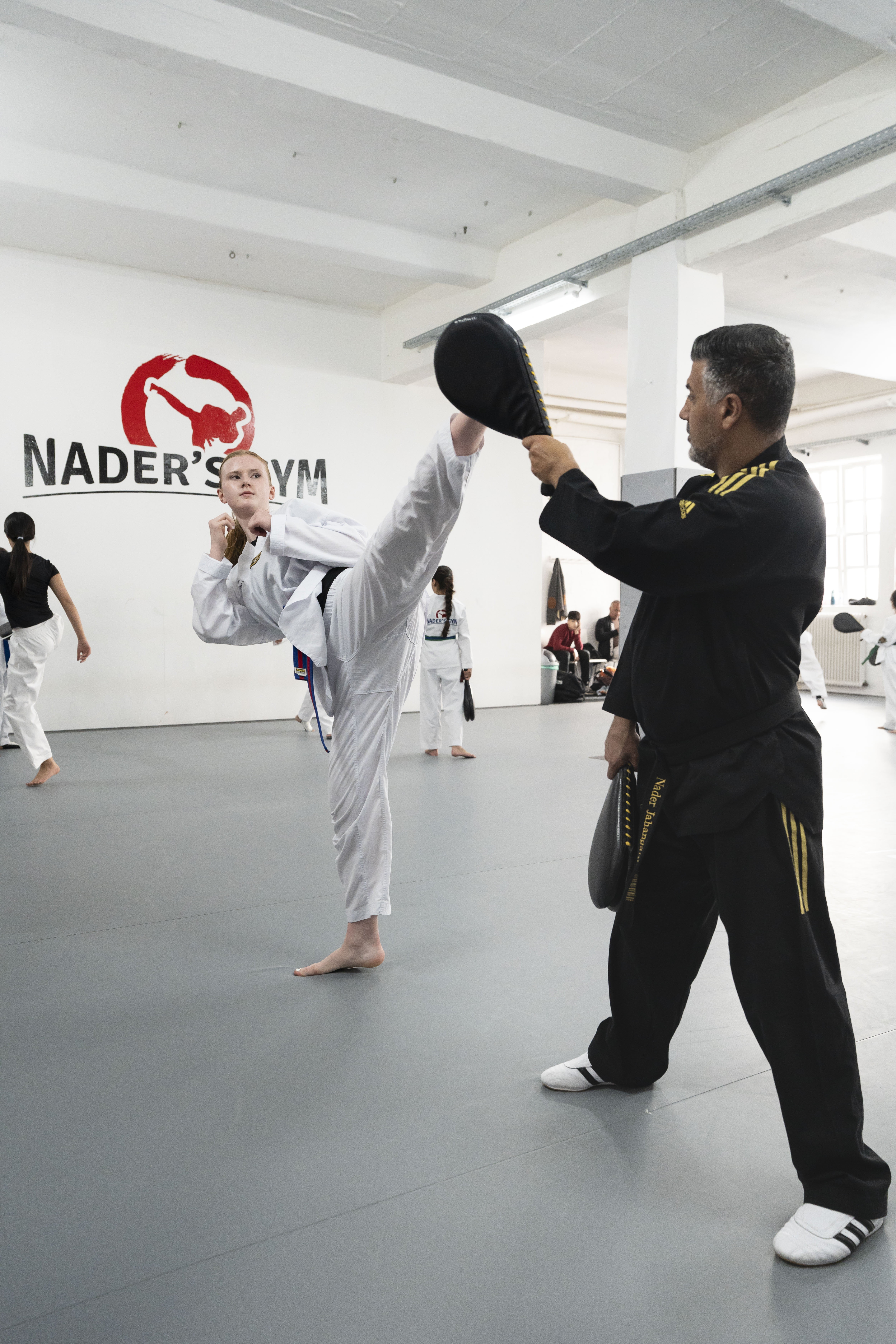Taekwondo Training bei Nader's Gym Hamburg