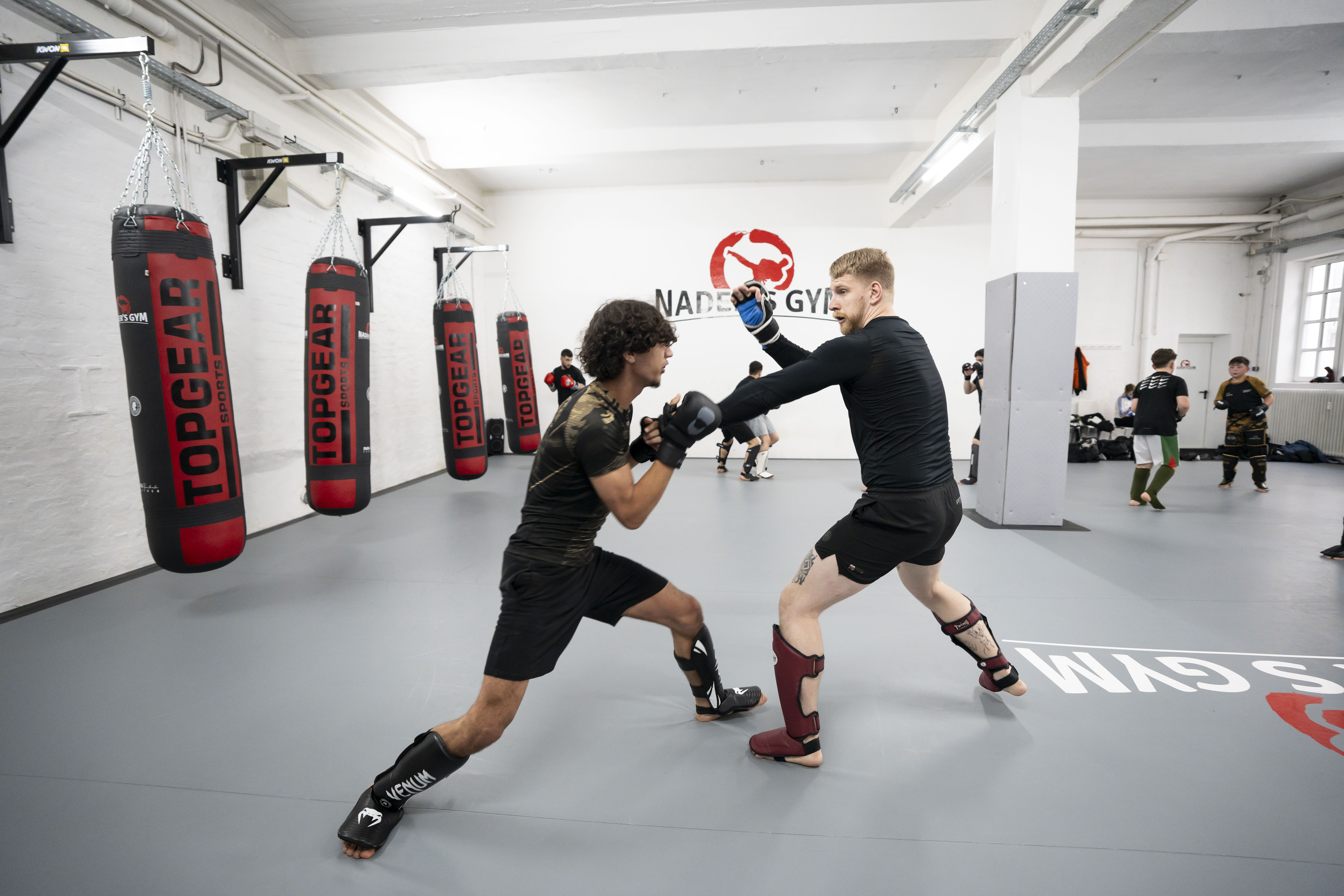 Athleten beim Training in Nader's Gym Hamburg